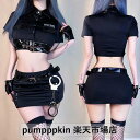 ポリス コスプレ セクシー コスチューム 衣装 ハロウィン 仮装 レディース 女性 大人 警官 警察 婦警 婦人警官 制服 上下8点セットアップ cosplay 女性 かわいい パーティー イベント コスプレ 変装 トップス+スカート+帽子+ベルト+手錠+眼鏡+手袋+ニーハイソックス 黒 M L