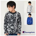 長袖 Tシャツ チャンピオン【メール便 送料無料】 子供服 champion 国内正規品 男の子 スポーツ ジュニア ブランド 通学 クラブ 運動 旅行 子ども...