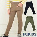 長ズボン 男の子 子供服 ピケスキニーパンツ ブランド ズボン FOKIDS エフオーキッズ 通園 通学 ストレッチ 子ども服