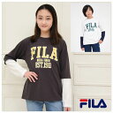 長袖 tシャツ キッズ FILA 子供服 【メール便 送料無料】 スポーツ ジュニア ブランド ロンT フィラ 男の子 女の子 旅行 合宿 春 夏 秋