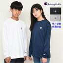 長袖 tシャツ レディース メンズ 吸汗速乾 抗菌防臭【メール便 送料無料】チャンピオン champion c3-ys403 ベーシック Tシャツトップス 無地 ユニセックス ロゴ スポーツ クルーネック ジュニア ブランド 夏 秋 春 冬