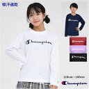 長袖 Tシャツ チャンピオン 子供服 吸汗速乾【メール便 送料無料】 Champion kids 国内正規品 吸水速乾 メッシュ素材 男の子 女の子 スポーツ ジュニア ブランド 秋 冬 春 通学 運動 旅行 子ども服