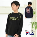 【限定 ポイント5倍】長袖 tシャツ 子供服 FILA スポーツ ジュニア ブランド ロンT フィラ 男の子 女の子 旅行 合宿 春 夏 秋 冬 ロング クラブ 人気 子ども服 子供 kids