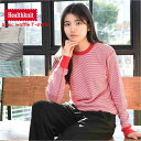 長袖 tシャツ レディース メンズ ベーシック ワッフル【メール便 送料無料】healthknit ヘルスニット トップス ボーダー ユニセックス ロゴ クルーネック ジュニア ブランド 夏 秋 春 冬 旅行 クラシック 合宿 クラブ 通学 通勤