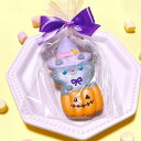 【魔女っ娘ねこ】アイシングクッキー リボン付き halloween ハロウィンクッキー プチギフト お配り プレゼント お菓子 クッキー 猫 魔女(4)