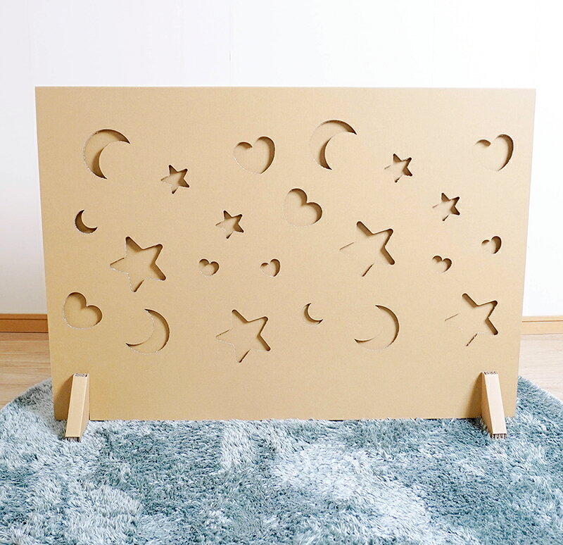 punnyほいく ダンボール パーテーション 3枚【柄あり】XLサイズ 日本製 段ボール 子供 部屋 置くだけ 自立 キッズルーム 廃棄簡単 リサイクル シンプル 仕切り 間切り 個室 囲い ゲート とおせんぼ 赤ちゃん 休園 自粛 リモート ワーク ウィルス 対策 飛沫 感染 防止 テレビ punny-10000358 punny楽天市場店 サンプル画像3