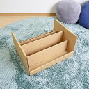 絵本 ラック L 両側収納 日本製 段ボール 幅56cm 子供 部屋 キッズ ルーム シンプル 収納 3段 本 棚 大容量 整理 入学 祝い 入園 新学期 雑誌...