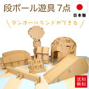 段ボール 遊具 7点セット 日本製 punnyほいく すべり台 【L】ダンボール ハウス キット 段ボール シーソー【L】 輪投げ 平均台【2分割】 看板 組み...