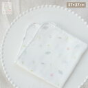 PUPO 柔らかガーゼハンカチ 27×27cm 日本製 綿100% マリン柄 ダブルガーゼ ふんわりソフト仕上げ 赤ちゃん ベビー 新生児 授乳 よだれふき 沐浴 出産準備 保育園【メール便OK(01)】