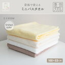 日本製 家族で使える ミニバスタオル 100cm × 53cm 泉州タオル 大人 ベビー 赤ちゃん キッズ 子供 ミルク ホワイト チョコ ブラウン アイボリー...