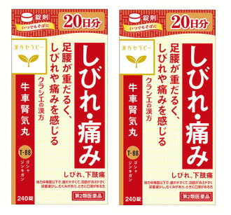■2個セット・送料無料■【第2類医薬品】クラシエ薬品 漢方牛車腎気丸料エキス錠 240錠