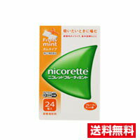 ☆メール便・送料無料☆【第(2)類医薬品】ニコレット フルーティミント(24個入) (セルフメディケーション税制対象)代引き不可