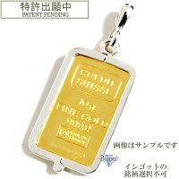 純金インゴットグッドデリバリーバー10gk24シルバー925脱着可能枠付きペンダントトップ銀色