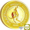 純金 カンガルー金貨 1/10オンス 3.11g 流通品 1997年 K24 24金 クリアケース入 オーストラリア造幣局 1/10oz ギフト