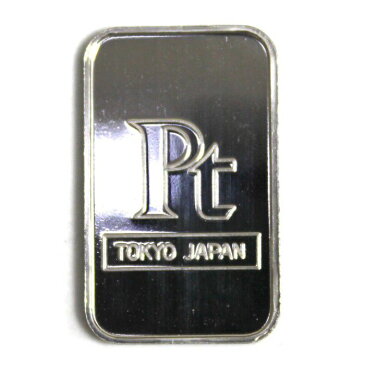 【エントリーでP最大40倍】田中貴金属 プラチナ インゴット 10g バー PT 未使用品 保証書付 送料無料
