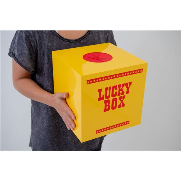 【パーティーグッズ】 抽選ボックス(大)【代引不可】 取り出し口：直径12cm中が見えないようにスポンジ2mmが内側に貼ってあります