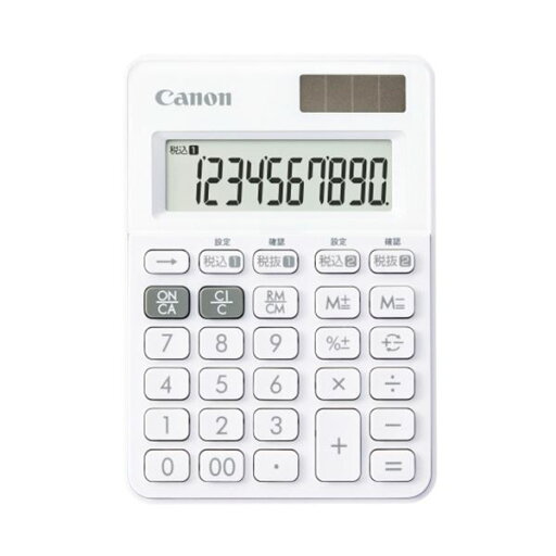 (まとめ) キヤノン カラフル電卓 ミニミニ卓上LS-100WT-SW 10桁 スノーホワイト 3946C001 1台 【×3セット】 (まとめ) キヤノン カラフル電卓 ミニミニ卓上LS-100WT-SW 10桁 スノーホワイト 3946C001 1台 【×3セット】