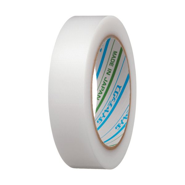 （まとめ）ダイヤテックス パイオランクロス粘着テープ 塗装養生用 25mm×25m クリア Y-09-CL-25 1巻 【×30セット】(4)