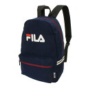 FILA バッグ メンズ FILA スウェットライン デイパック ネイビー リュック　デイパック　大容量　スウェット素材　スポーツ　ブランド　フィラ　A4対応　ディース　メンズ　通学バッグ　通学カバン