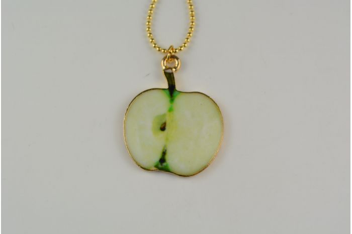 PNKアップル GD ネックレス ペンダント レディース プチプラ プレゼント クリスマス 誕生日 イベント リンゴ アップル フルーツ モチーフ 個性的 おし...