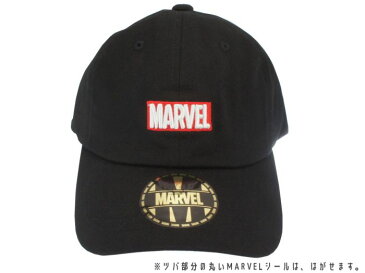 キャップ 帽子 MARVEL ロー キャップ BK キャップ　女子　マーベル　レディース　メンズ　オルチャンコーデ　フリーサイズ　かわいい　おしゃれ　女の子　男の子 レディース 女子 おしゃれ かわいい キャップコーデ