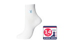 PLAYBOY スクールソックス 14cm丈 靴下 【メール便対応】 靴下 学校 学生 白 ワンポイント 短め ショート丈 靴下 レディース 通学 ワンポイント 白 紺 黒 通学 ショート 長さ ソックス レディース