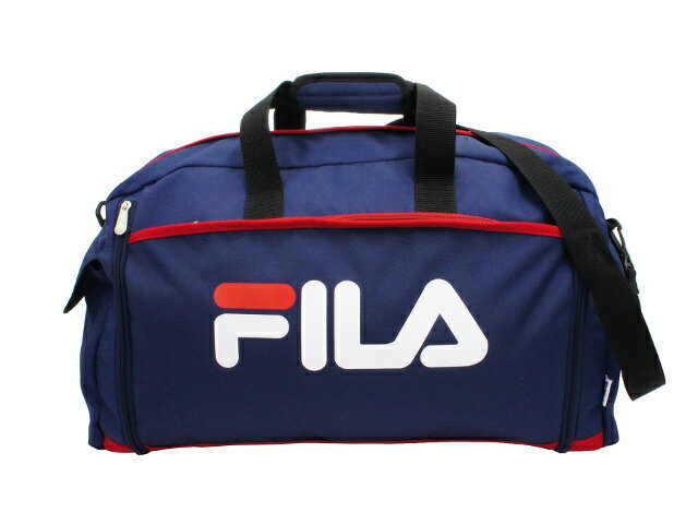 FILA スターリッシュ2 拡張 トラベルボストン ネイビー ボストンバッグ　旅行バッグ　修学旅行　フィラ　7583　大容量　部活　43L　50L　拡張型　男女兼用　ブランド　黒