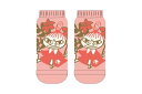 キャラックス MOOMIN リトルミイ ピンクフラワー 【メール便対応】 スニーカー ソックス 靴下 レディース 女子 女の子 23cm 24cm 25cm く...
