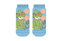 キャラックス MOOMIN スナフキン ピンクフラワー 【メール便対応】 スニーカー ソックス 靴下 レディース 女子 女の子 23cm 24cm 25cm く...