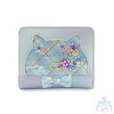 ダイカットネコ LF 財布 二つ折り財布 子ども 女の子 小学生 キッズ 小さい財布 かわいい ねこ チェック