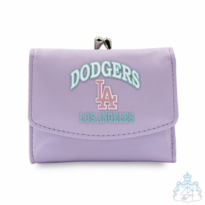 MLB がま口 三つ折り 財布 三つ折り財布　小さい財布　ミニ財布　レディース　メンズ　財布　女の子　男の子　女子　男子　かわいい　おしゃれ　小学生　中学生　高校生　学生　MLB　ドジャース