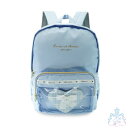 ハートポーチ入り デイパック リュック 小学生 女の子 A4収納 15L かわいい おしゃれ ポーチ付き 遠足 塾 プライベート 普段使いう リボン ハート