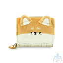 ぬいまる ミニラウンド 財布 【メール便対応】 三つ折り財布 小さい財布 かわいい 犬 猫 女の子 女子 子供 キッズ コンパクト 財布 チェック 肉球ロゴ