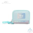 夕焼けラバー ラウンド 財布 【メール便対応可】 二つ折り財布 小さい財布 かわいい おしゃれ 女の子 女子 小学生 子供 キッズ 財布 ロゴ グラデーション