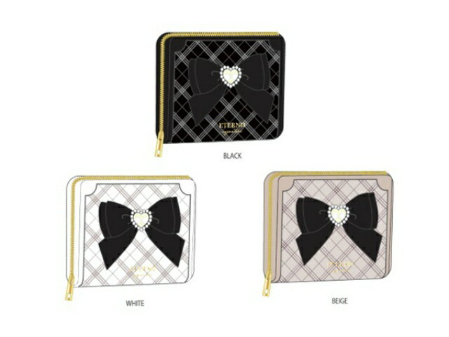 平成レトロチェック 二つ折り財布 二つ折り財布 財布 かわいい おしゃれ 女の子 女子 小学生 キッズ コンパクト チェック リボン ハート ビジュー