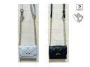 キルトリボンブローチ SD付ミニラウンド財布 三つ折り財布 小さい財布 ショルダーストラップ付 かわいい おしゃれ 女の子 女子 小学生 子ども キッズ リボン...