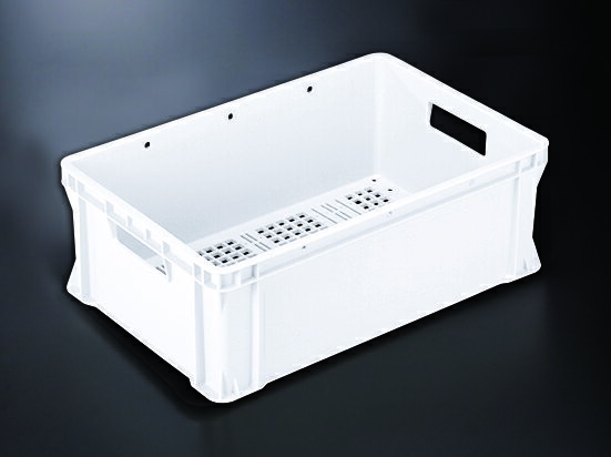 岐阜プラスチック工業 抗菌コンテナ #540 ナチュラル 容量49L 短側面上部に取っ手穴有り【個人宅配不可】【（土・日・祝）日時指定不可】