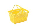 岐阜プラスチック工業 買い物カゴ(MY-15) イエロー 容量15L【個人宅配不可】【(土・日・祝)日時指定不可】(3)