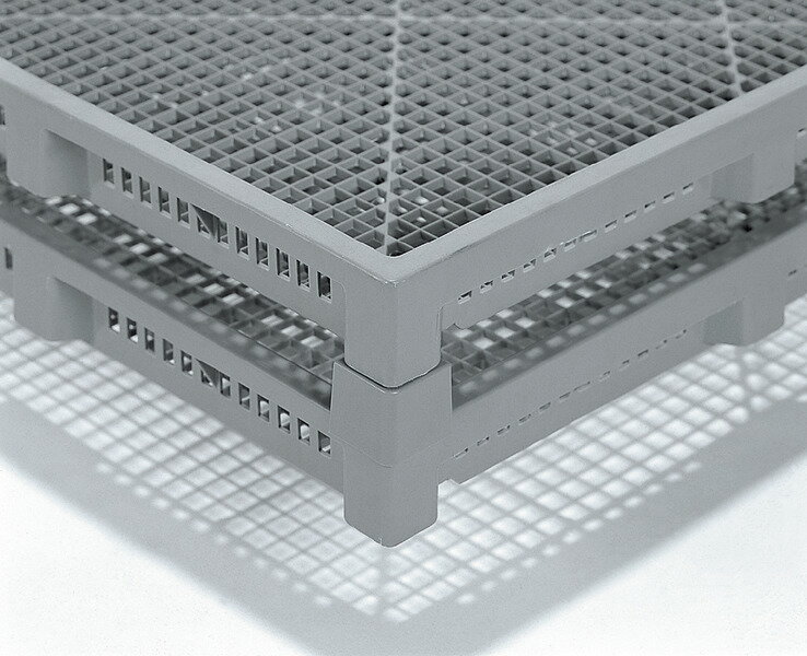 三甲 サンコー せいろう5型コーナー グレー 嵩上げ高さ24mm【個人宅配不可】【（土・日・祝）日時指定..