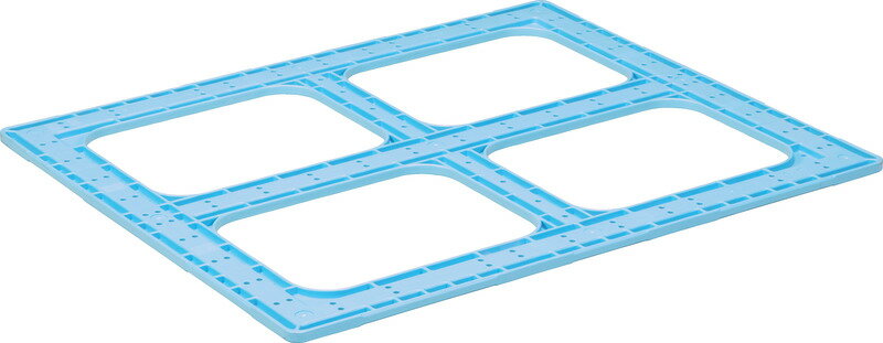 三甲（サンコー）トップフレーム1012 ライトブルー 重量6.1kg 強化PP【個人宅不可】【 土日祝・時間指定不可】