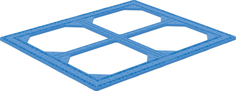 三甲（サンコー）TLトップフレーム1113 ブルー 重量6.3kg 特殊超強化PP 【個人宅不可】【 土日祝・時間指定不可】
