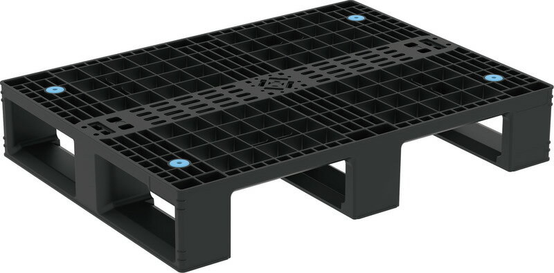 三甲 サンコー パレットD4-608 再生ブラック 【個人宅不可】【土日祝・時間指定不可】