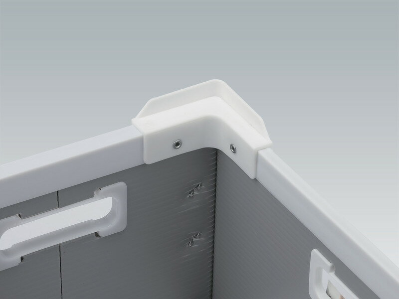 三甲 サンコー 段プラコーナーパーツSW-A 突起有 ホワイト 【個人宅不可】【土日祝・時間指定不可】80046300