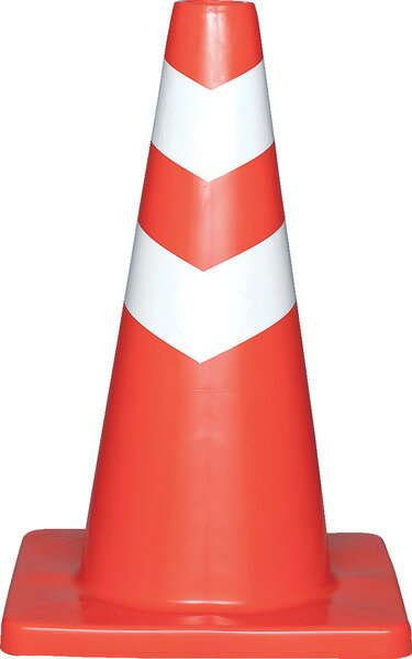 三甲 サンコー ソフトスコッチコーン450H Φ40 レッド/ホワイト 【個人宅不可】【土日祝・時間指定不可】8Y012400