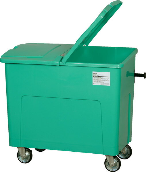 三甲 サンコー リサイクルカート600 キャスターφ150 4輪自在ゴム車（内2輪ストッパー付き）【個人宅不可】【土日祝・時間指定不可】