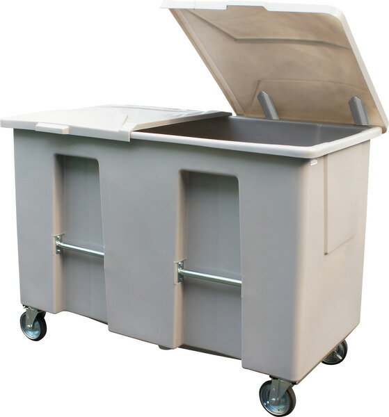 三甲 サンコー SCB800RT 両開き キャスターφ150 4輪自在ゴム車(内2輪ストッパー付)【個人宅不可】【土日祝・時間指定不可】