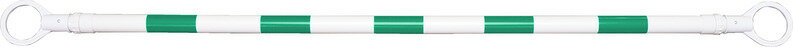三甲 サンコー 伸縮バーφ34 (1.7m～3.0m) ホワイト／グリーンテープ巻 3mタイプ【個人宅不可】【土日祝・時間指定不可】