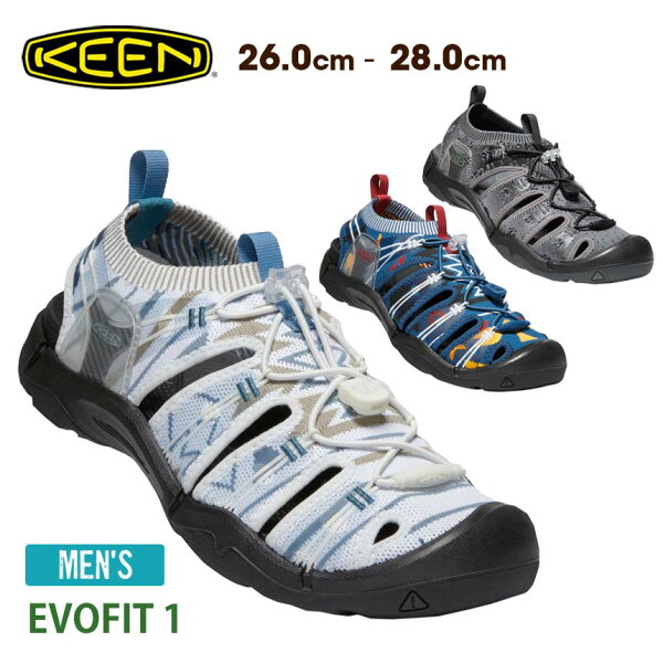 40%OFF KEEN M'エヴォフィットワン(男性用水陸両用シューズ) 19SSキーンスニーカーEVOFIT1靴アウトドア
