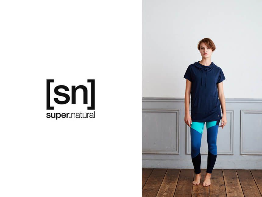 スーパーナチュラル ヨガウェア [sn] super.natural W バケーション ファンネル Tee 日本正規品 W VACATION FUNNEL TEE 19FW トップス 半袖 パーカー ロング Tシャツ おしゃれ「YC」【送料無料メ】 _L《91023》