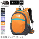 ノースフェイス アウトドア THE NORTH FACE バッグ リュックサック キッズ スモールデイ 国内正規品 K SMALL DAY 24SS かわいい 幼稚園 子供用 デイパック 男女兼用 ユニセックス おしゃれ 黒 NMJ72360「KH」